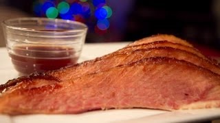 Smoked Ham with CranberryOrange Glaze Recipe [upl. by Ierbua931]