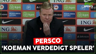 Koeman verdedigt speler Dat ventje wil heel graag maar moet daarin stappen maken FCUpdate [upl. by Clarine]