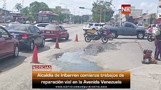 Alcaldía de Iribarren comienza trabajos de reparación vial en la Avenida Venezuela [upl. by Woodberry221]