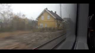 R20 Oslo SHalden The Østfold Western Line Part 5  31102020 [upl. by Allicsirp]