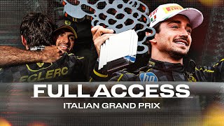 SF Full Access  2024 Italian GP  ON THE TOP STEP IN MONZA 🏆 [upl. by Bergman352]