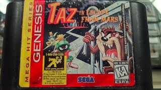 Taz in escape from mars Sega Genesis [upl. by Naveb908]