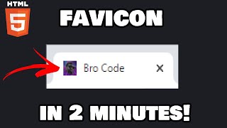 Learn HTML favicons in 2 minutes 🗿 [upl. by Blessington280]