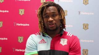 Marland Yardes reaction to the win over Northampton Saints [upl. by Sherurd]