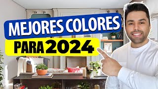 TOP 10 COLORES 2024 como INCLUIRLOS y COMBINARLOS CORRECTAMENTE INTERIORISMO [upl. by Yeruoc]