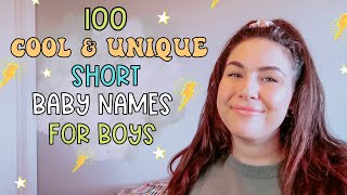 COOL amp UNIQUE Short Baby Names For Boys  Trendy Baby Name List For Boys [upl. by Kennett]