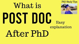 What is a postdoctoral fellowship or postdoc researcher [upl. by Cirederf]