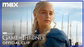 Daenerys Targaryen Takes Control of The Unsullied  Game of Thrones  Max [upl. by Ohce]