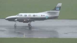 Merlin IIIB AE179 Ejercito Argentino aterrizando con lluvia en el Aeropuerto de Resistencia  SUB [upl. by Yatzeck]