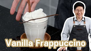 How to make Vanilla Bean Frappuccino from Starbucks  Tastes delicious with real vanilla [upl. by Faydra]