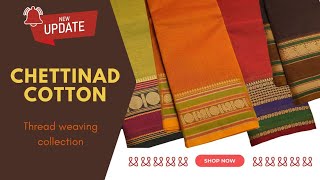 Chettinad cotton latest designs  shop at madrassareescom  Whatsapp 7200268446 [upl. by Polito]