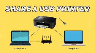 How to Share a USB Printer over Network [upl. by Aramen]