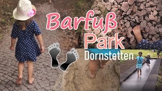 Barfußpark Ausflug mit Kindern in Dornstetten  Hallwangen [upl. by Aienahs]