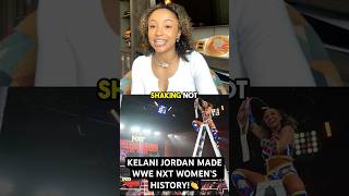 Kelani Jordan On Making WWE NXT Womens History [upl. by Afas94]