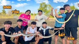 Anh Ba Phải  Thử Thách Một Ngày Sinh Tồn Đặt Bẫy Rắn  Snake trap [upl. by Enerual]