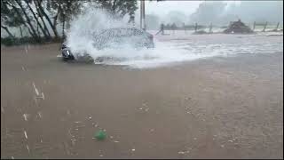 Comerciante protesta após ter marmitaria invadida por alagamento no Parque dos Municípios [upl. by Frieda190]