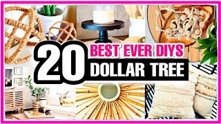 20 HIGH END Dollar Tree DIY Room Decor Ideas to try [upl. by Imogen]