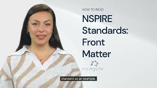 NSPIRE Standards Front Matter [upl. by Nnaeirrac]