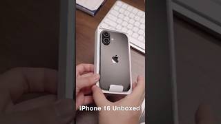 iPhone 16 Unboxing  First Look 🤯 [upl. by Marr]