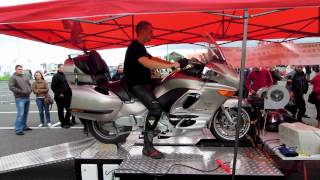 Hamowanie BMW K1200LT [upl. by Keyes610]