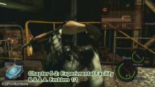 Resident Evil 5 BSAA Emblem Guide Chapter 52 [upl. by Sprage]