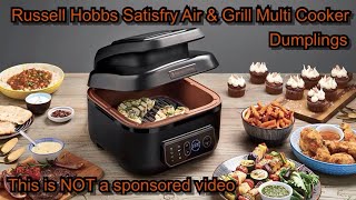 Steaming dumplings in the Russell Hobbs Satisfry Air amp Grill Multi Cooker [upl. by Craner]