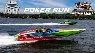 Poly Lift Boat Lift Lake of the Ozarks Shootout Poker Run 2024 [upl. by Christis]