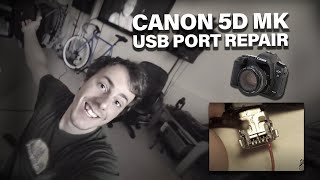 Canon 5D MK II USB Port repair [upl. by Bronny918]