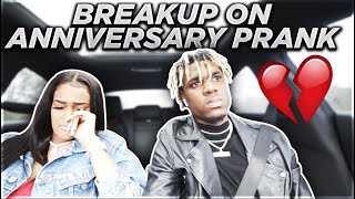 BREAKUP PRANK ON ANNIVERSARY SHE GETS MAD [upl. by Oitaroh]