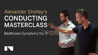 Alexander Shelley Conducting Masterclass Beethoven 9 [upl. by Trebleht]