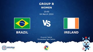 BRAZIL vs IRELAND  Futsal DEAFLYMPICS ERZURUM 2024  Women Group Stage [upl. by Harl342]