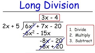 Polynomials  Long Division [upl. by Hsepid]