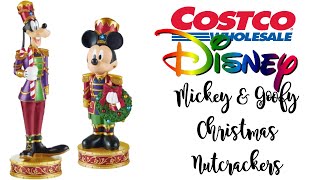 Disney Musical Mickey amp Goofy Christmas Nutcracker Ornaments  Costco Disney Collection [upl. by Annaehs]