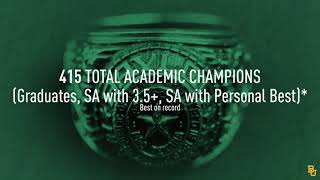 Baylor Athletics Spring Semester Academic Honors [upl. by Rebmetpes]