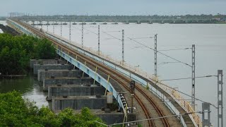 Longest Railway Bridge in India  Vembanad bridge Kerala [upl. by Florian166]