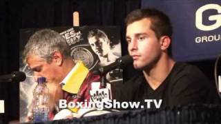 Post Conference David Lemieux vs Purnell Gates  BoxingShowTV [upl. by Hasseman]