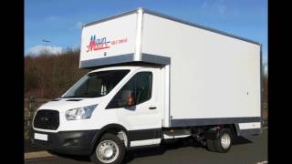 Hire a Ford Transit Dropwell Luton Removals Van [upl. by Mahon666]