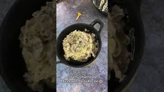 Creamy Chanterelle Mushroom Pasta Recipe  Crucible Cookware [upl. by Hpesoj]