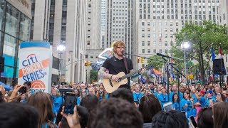 Ed Sheeran perform quotShape of Youquot on Today Show [upl. by Siward]