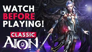 Watch Before You Start To Play AION CLASSIC Get Your Gameplay Settings RIGHT Beginners Guide [upl. by Aserahs]