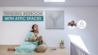 ബെഡ്റൂമിൽ ആരും കൊതിക്കുന്ന 😍😍 തട്ടും പുറം  Bedroom with Mezzanine Floor  AtticLab [upl. by Sindee]