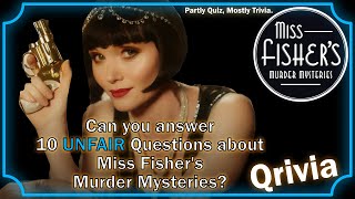 Miss Fishers Murder Mysteries Season 1  10 UNFAIR Questions [upl. by Fennelly]