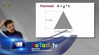 Flächenberechnung eines Dreieckes  Geometrie [upl. by Riegel]