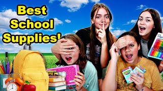 Who got the best school supplies  Back to school 2024  Switch up [upl. by Ecnarwal]