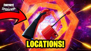 How to Get SpiderVerse Mythic Web Shooters in Fortnite Season 2 Locations [upl. by Barrington680]