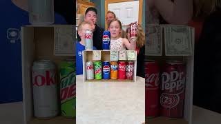 Family Soda Can Challenge short game family soda [upl. by Anauqcaj]