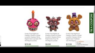 Lets Go Shopping FUNKO FNAF Sister Location Loose Figures [upl. by Kamaria]