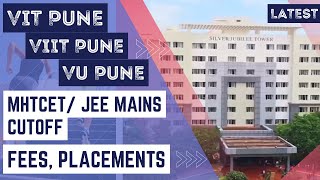 VISHWAKARMA INSTITUTE OF TECHNOLOGY PUNE  VIT PUNE CUTOFF FEES PLACEMENTS  VIIT PUNE VU PUNE [upl. by Ledda322]