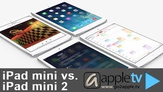 iPad mini vs iPad mini 2 Retina  Lohnt der Wechsel  go2appletv [upl. by Aneertak115]