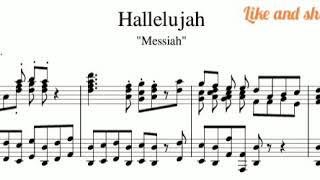 Hallelujah chorus by G F HANDEL from Messiah Piano Accompanyment [upl. by Nylecoj223]